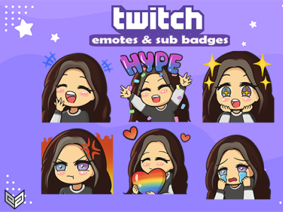 twitch emotes affiliate cartoon chibi twitch emotes commission cute cartoon emotes emotes for twitch streamer twitch twitch emotes