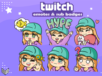 twitch emotes cartoon chibi twitch emotes commission cute cartoon emotes emotes for twitch streamer twitch twitch emotes twitchemotes