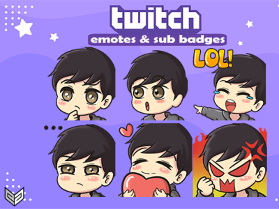 twitch emotes by Hmh_production on Dribbble