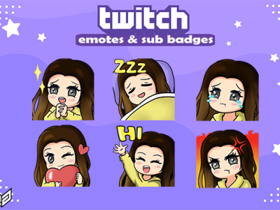 twitch emotes by Hmh_production on Dribbble