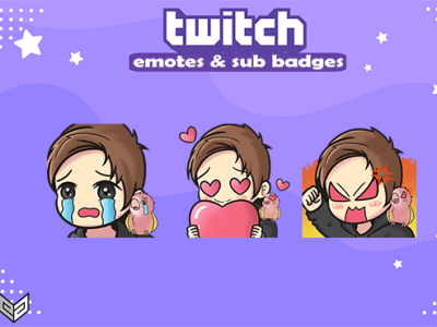 twitch emotes chibi twitch emotes commisions commission design emotes emotes for twitch illustration streamer twitch twitch emotes