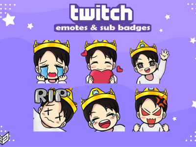 twitch emotes chibi twitch emotes commission design emotes emotes for twitch illustration streamer twitch twitch emotes