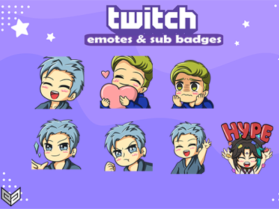 twitch emotes chibi twitch emotes commission design emotes emotes for twitch illustration streamer twitch twitch emotes