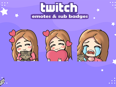 twitch emotes chibi twitch emotes commission design emotes emotes for twitch illustration streamer twitch twitch emotes