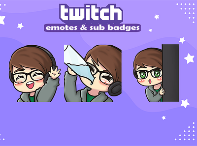 twitch emotes chibi twitch emotes commission design emotes emotes for twitch illustration streamer twitch twitch emotes