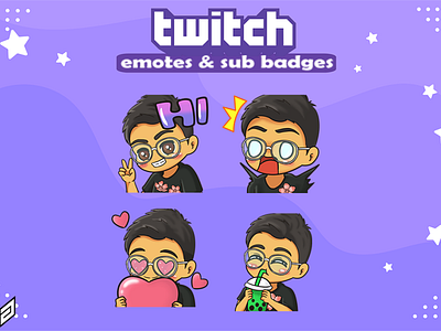 twitch emotes chibi twitch emotes commission design emotes emotes for twitch illustration streamer twitch twitch emotes