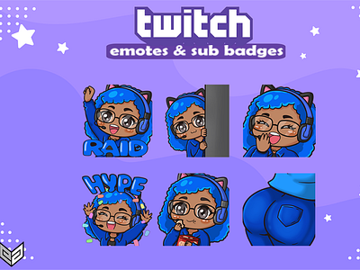 cute chibi twitch emotes