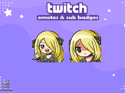 cute chibi cynthia twitch emotes