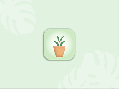 Daily UI :: #005 app app icon dailyui dailyui 005 dailyuichallenge design green minimal plant ui vector
