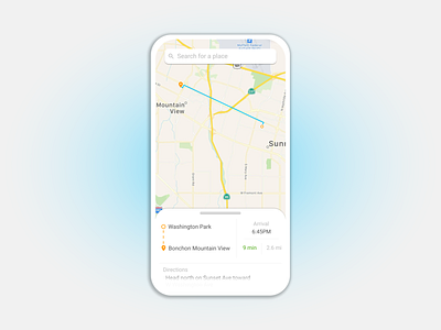 Daily UI 020 - Location Tracker 20 daily 100 challenge dailyui dailyuichallenge design direction grey location location tracker maps mapstr minimal orange simple ui