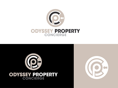 Odyssey Property design illustration logo