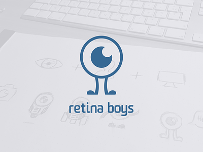 Branding : Retina Boys boys branding logo logotype real project retina retinaboys
