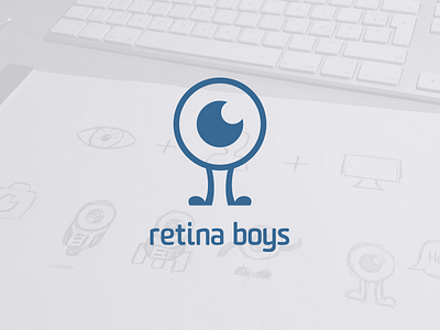 Branding : Retina Boys boys branding logo logotype real project retina retinaboys