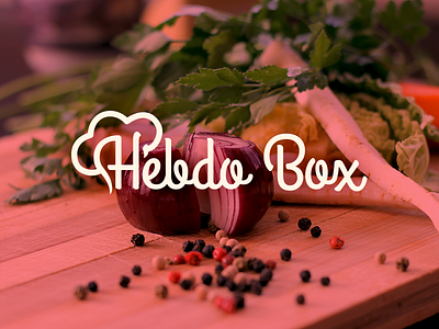 Hebdo Box Project brand branding food hebdobox logo logotype