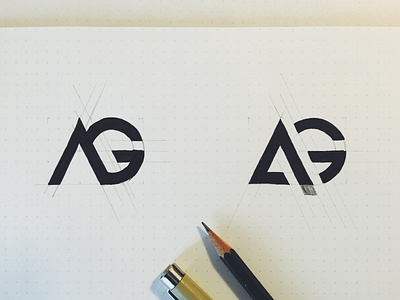AG logo sketch