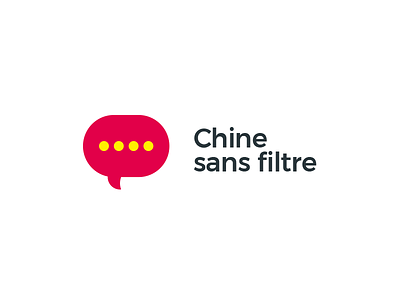 Chine sans filtre -- Logo Concept brand china chine chine sans filtre dialogue gold golden logo ratio real project
