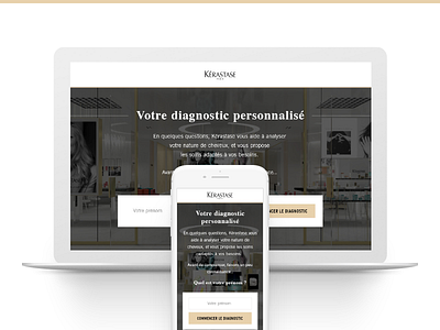 K Profile - Widget app hair hairdresser k k profile kérastase profile real project responsive salon