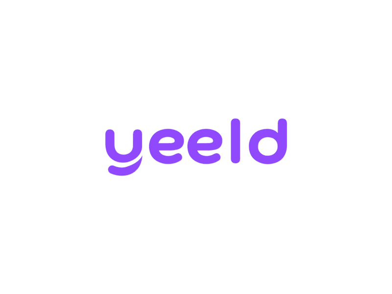 Say hello to the new Yeeld logo! ✨💖 app branding identity logo save money