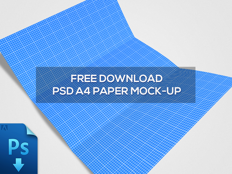 Download Freebie - PSD A4 Paper Mock-up by Maxime Siméon on Dribbble