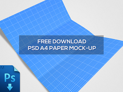 Freebie - PSD A4 Paper Mock-up a4 download free freebie mock up mockup paper psd psddd