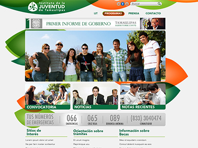 Instituto de la Juventud de Tamaulipas designer diseño gráfico diseño web graphic design méxico tamaulipas web web design zombie
