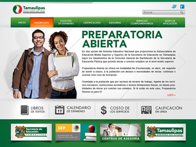Preparatoria Abierta designer diseño gráfico diseño web graphic design méxico tamaulipas web web design zombie