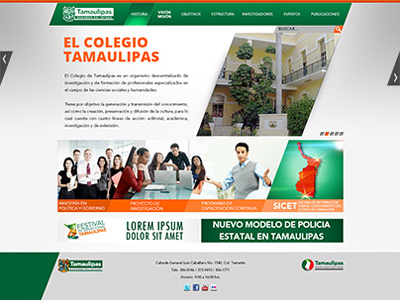 COLEGIO TAMAULIPAS designer diseño gráfico diseño web graphic design méxico tamaulipas web web design zombie