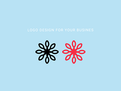 FLOWER LOGO DESIGN brand design logo design product design