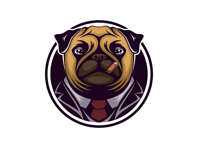 logo design mascot dog