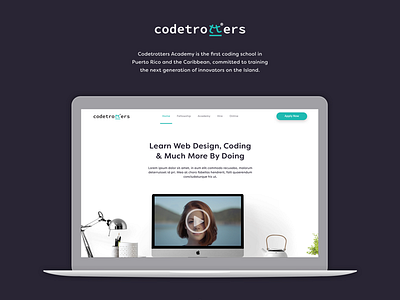 Codetrotters Redesign academy codetrotters fellowship redesign website