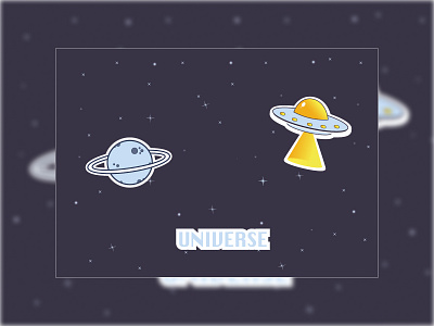 Universe vector illustration💕