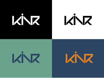 Logotype for the Ukrainian institute KINR colors colours design figma identity illustration illustrator logo logotype presentation typogaphy typographic