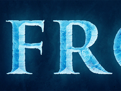 Frozen Text Effect effect frozen layer styles text
