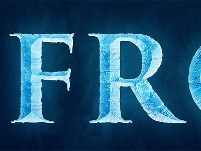 Frozen Text Effect