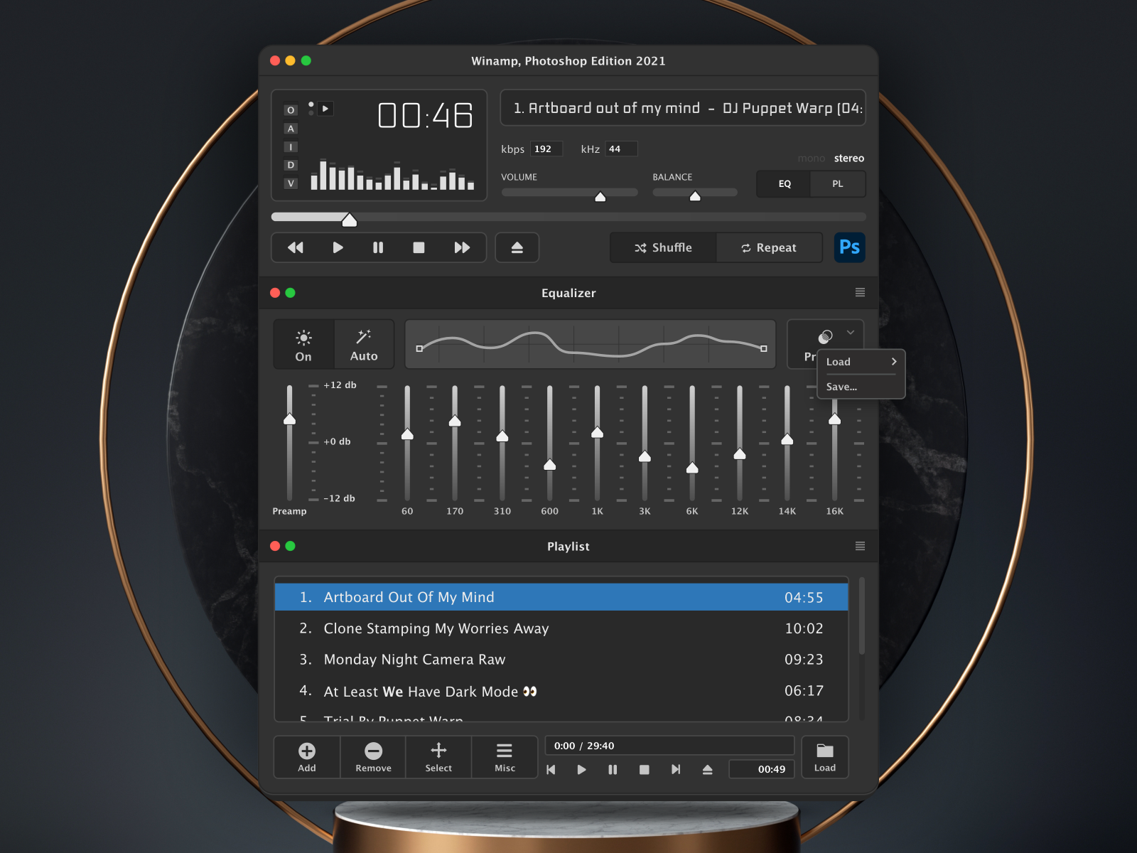 Spotiamp spotify with winamp skin and plugins for mac