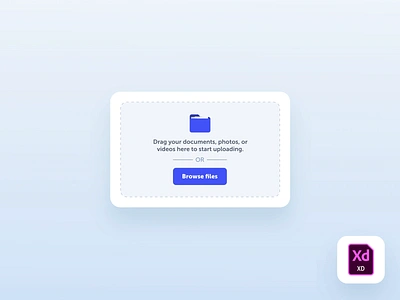 Drag & Drop File Upload Interaction 3d transforms animation drag and drop drag drag file upload files process bar ui design upload