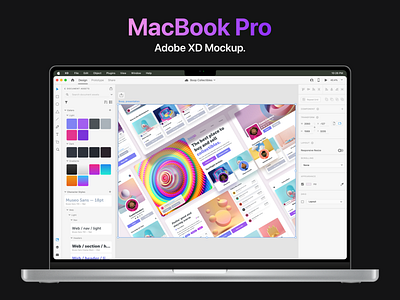 MacBook Pro M1 Pro/Max Mockup adobe xd device frame m1 max m1 pro macbook mockup macbook pro macbook pro m1 macbook pro mockup