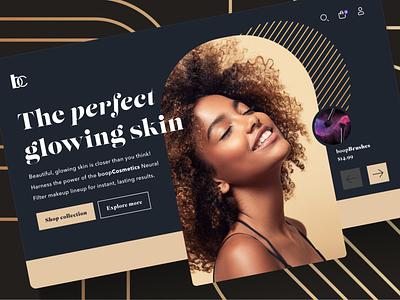 Cosmetics Landing Page