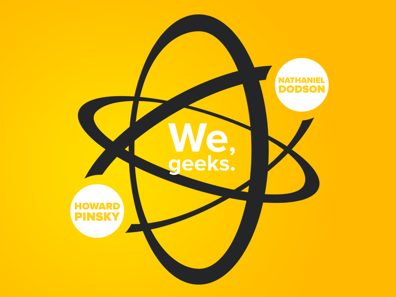 Animated "We, geeks" Logo
