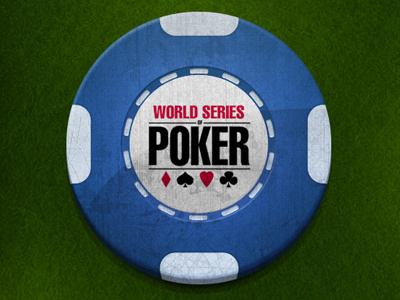 Poker Chip with Wear casino poker poker chip