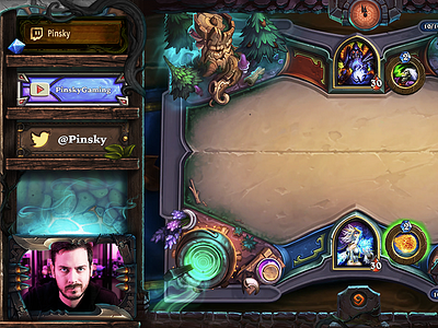 Hearthstone Stream Overlay Preview gaming hearthstone overlay streaming twitch witchwood