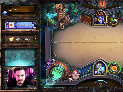 Hearthstone Stream Overlay Preview