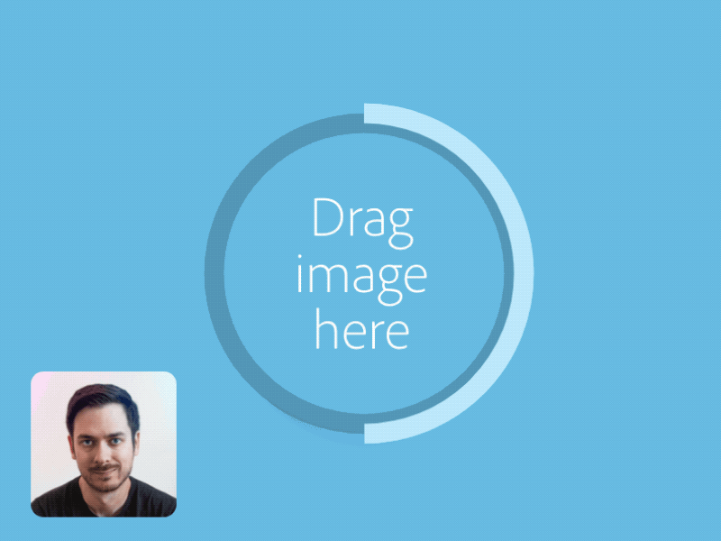 Animated Profile Photo Uploader