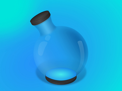 Animated Mana Bottle adobe xd animation auto animate game design gaming gradient mana potion