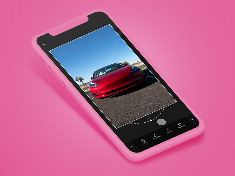 Cropping/Rotate Interaction in XD by Howard Pinsky on Dribbble