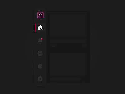Collapsing Menu adobe xd auto animate collapsing icons menu mobile design sidebar