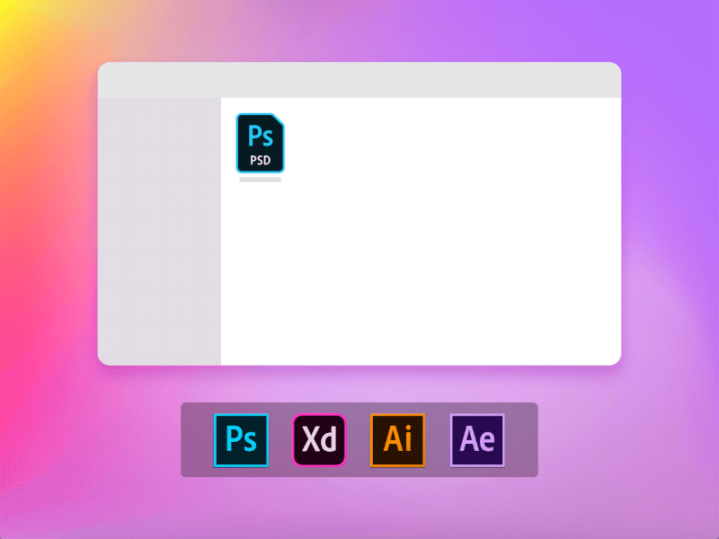 Photoshop + XD = Love adobe xd animation drag and drog dragging photoshop psd