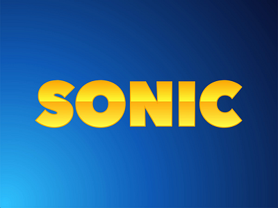 Sonic Text Animation adobe xd animation morphing text sonic sonic the hedgehog text text effect