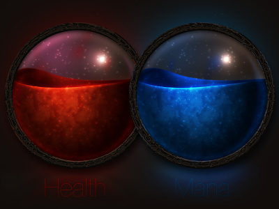 Health and Mana Globes