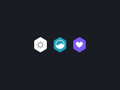 Hex Animated Icons
